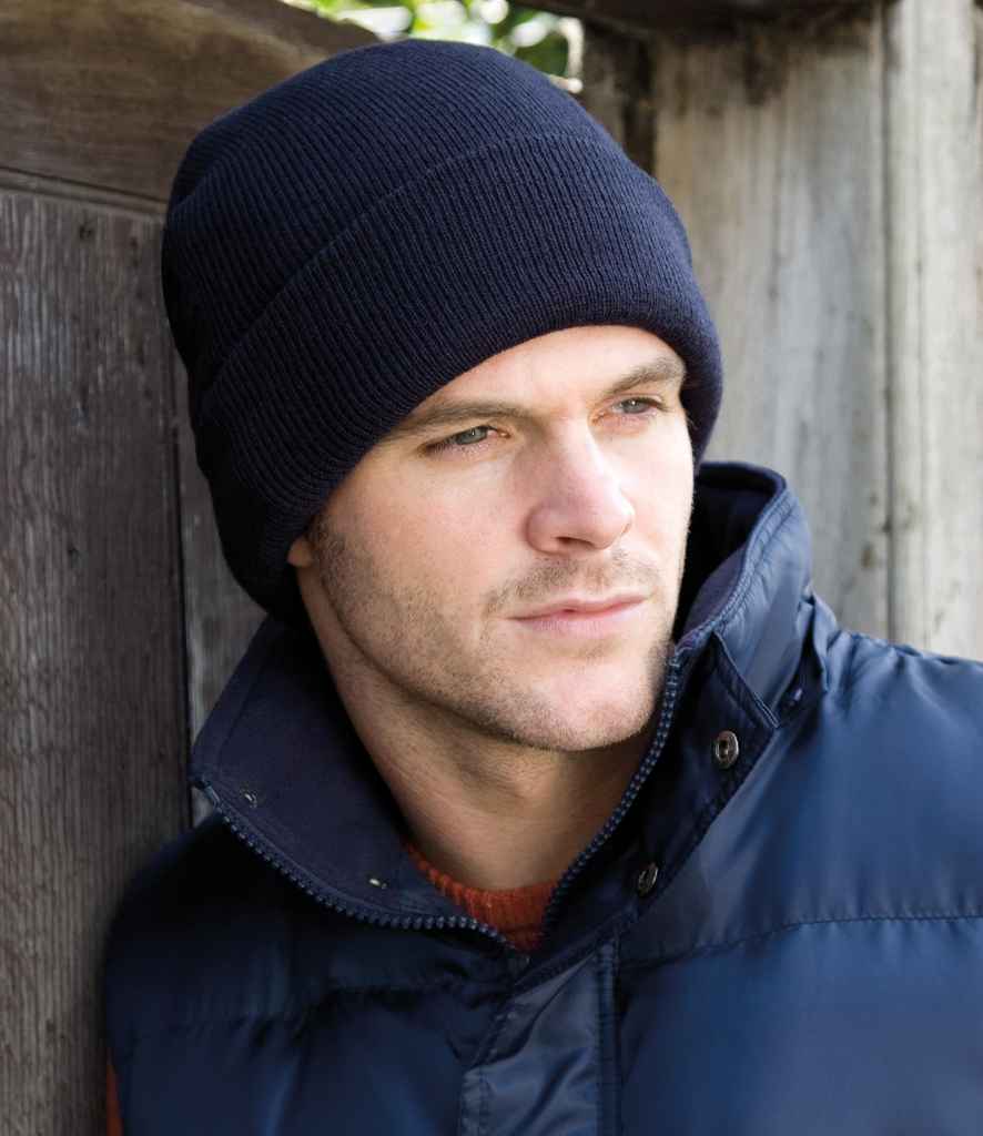 Result Woolly Ski Hat with Thinsulate™ Insulation RC033 - RC033 Navy Model