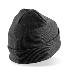 Result Double Knit Thinsulate™ Printers Beanie RC034 - RC034 Black Back