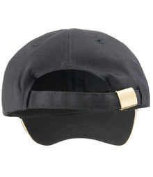 Result Herringbone Cap RC038 - RC038 Black/Tan Back