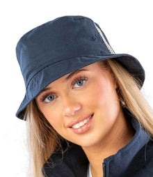 Result Deluxe Washed Cotton Bucket Hat RC045 - RC045 Navy Model