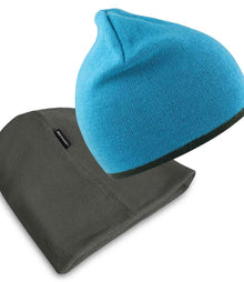 Result Reversible Fashion Fit Hat RC046 - RC046 Aqua/Grey Detail