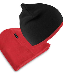 Result Reversible Fashion Fit Hat RC046 - RC046 Black/Red Detail