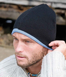 Result Reversible Fashion Fit Hat RC046 - RC046 Black/Sky Blue Model