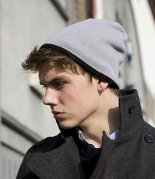 Result Reversible Fashion Fit Hat RC046 - RC046 Grey/Black Model