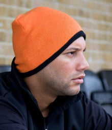 Result Reversible Fashion Fit Hat RC046 - RC046 Bright Orange/Black Model