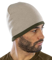 Result Reversible Fashion Fit Hat RC046 - RC046 Stone/Olive Green Model