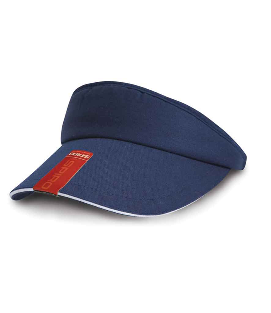 Result Herringbone Sun Visor RC048 - Navy/White