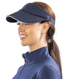 Result Herringbone Sun Visor RC048 - RC048 Navy/White Model