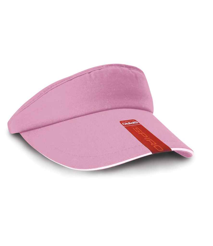 Result Herringbone Sun Visor RC048 - Pink/White