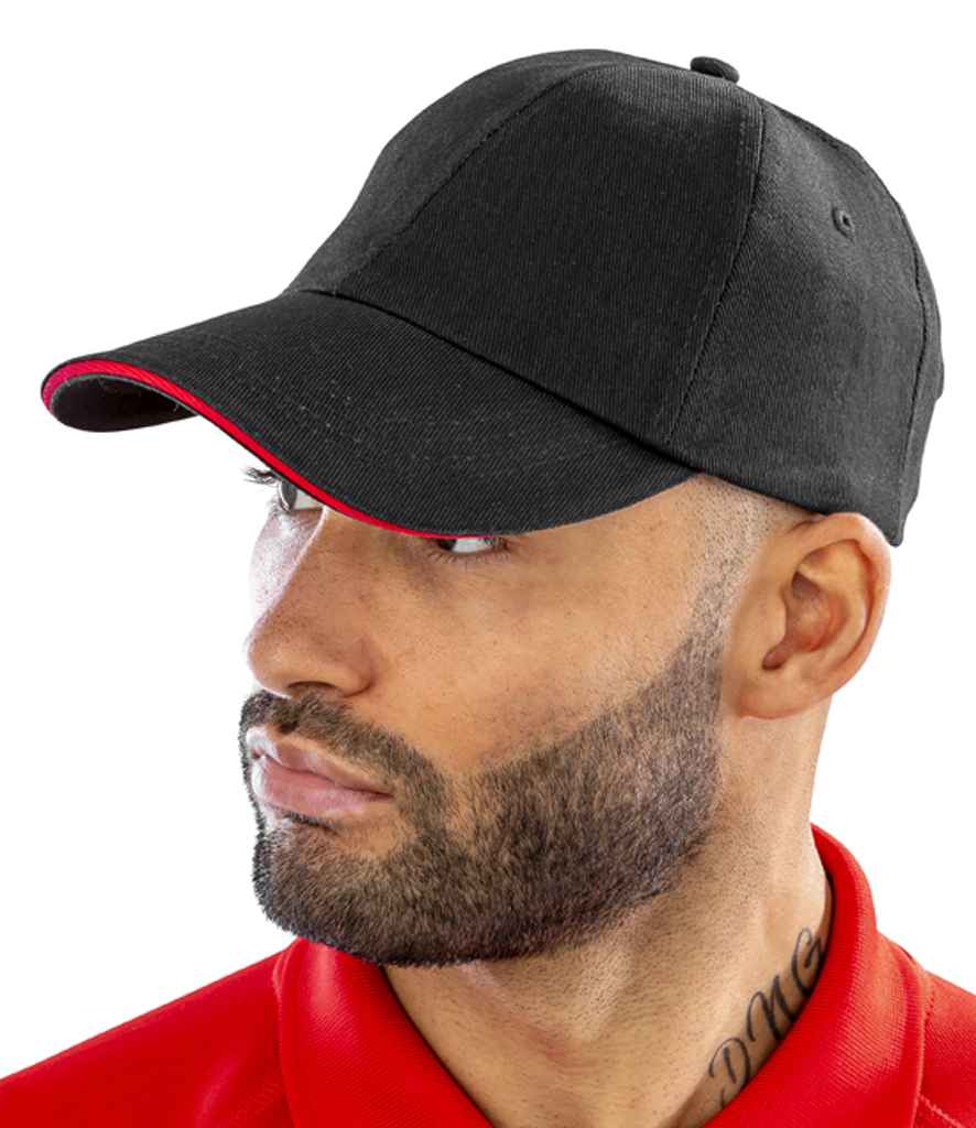 Result Printers/Embroiderers Cap RC050 - RC050 Black Model