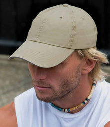 Result Washed Fine Line Cotton Cap RC054 - RC054 Putty Model