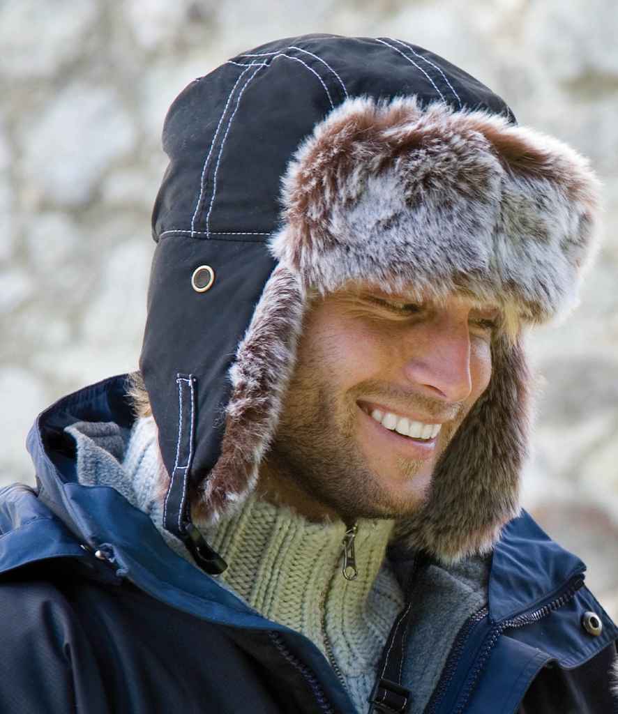 Result Classic Sherpa Hat RC056 - RC056 Black Model