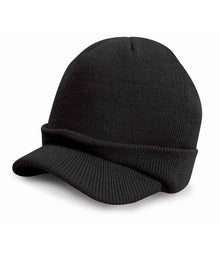 Result Esco Army Knitted Hat RC060 - Black