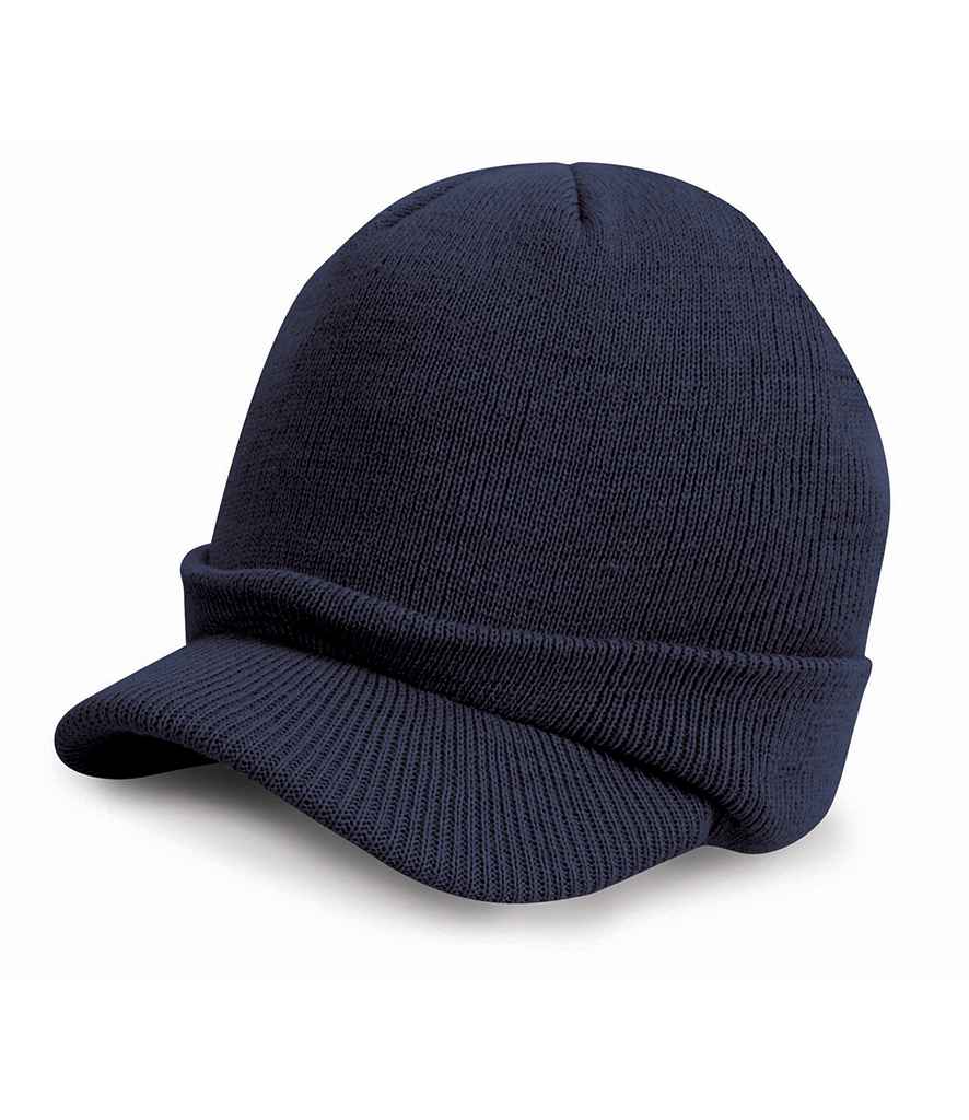 Result Esco Army Knitted Hat RC060 - Navy