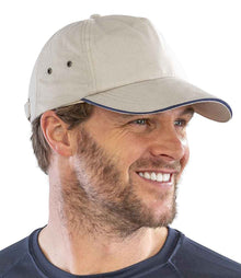 Result Plush Cotton 5 Panel Cap RC072 - RC072 Putty Model