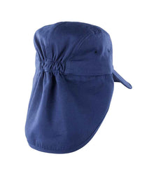 Result Kids Fold Up Legionnaires Cap RC076B - RC076B Navy Back