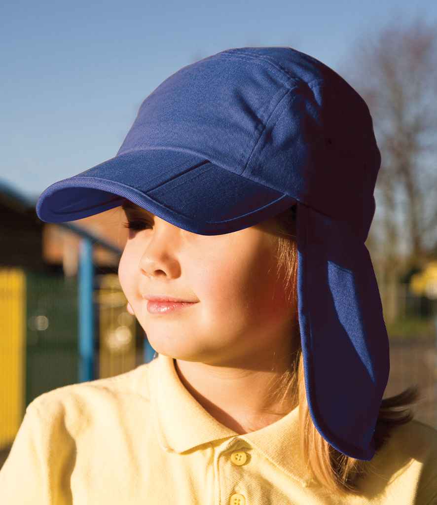 Result Kids Fold Up Legionnaires Cap RC076B - RC076B Navy Model
