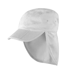 Result Kids Fold Up Legionnaires Cap RC076B - White
