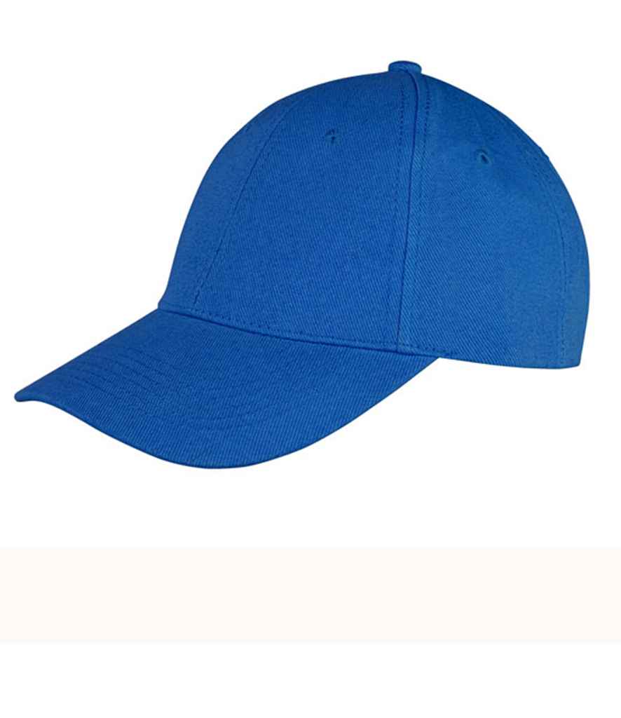 Result Memphis Brushed Cotton Cap RC081 - Azure