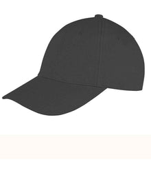 Result Memphis Brushed Cotton Cap RC081 - Black