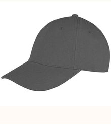 Result Memphis Brushed Cotton Cap RC081 - Charcoal