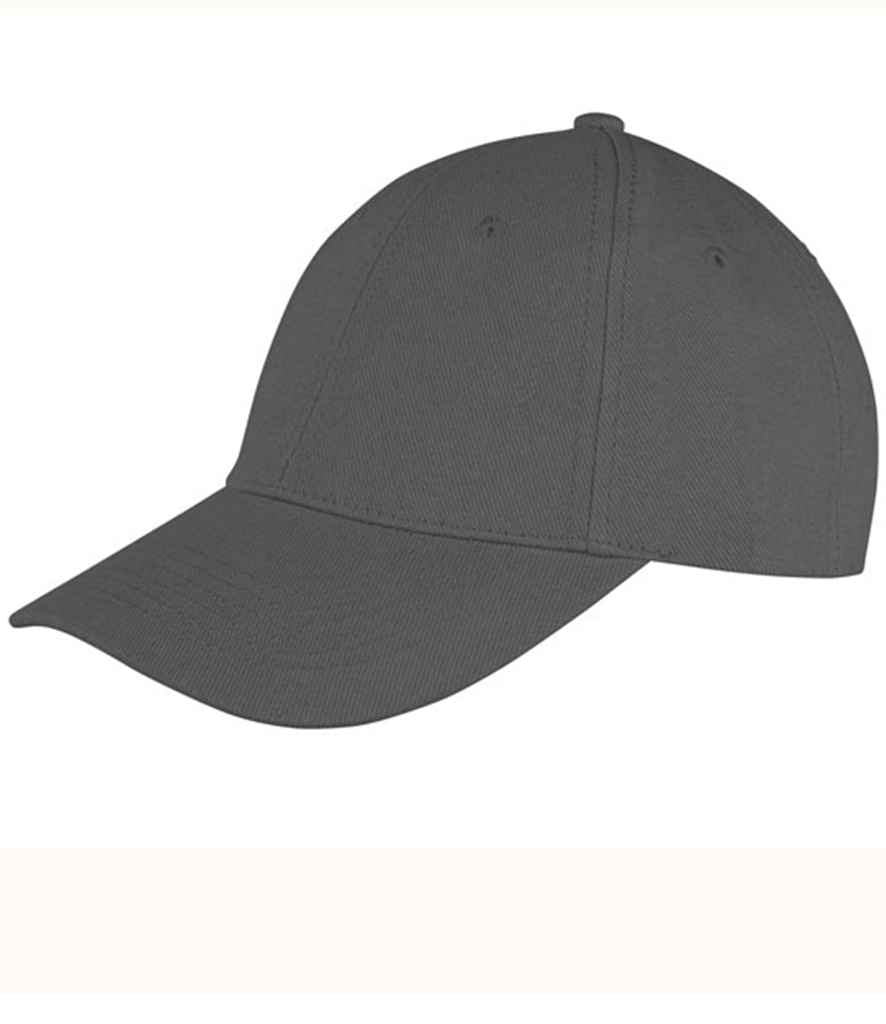 Result Memphis Brushed Cotton Cap RC081 - Charcoal