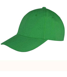 Result Memphis Brushed Cotton Cap RC081 - Emerald