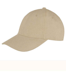 Result Memphis Brushed Cotton Cap RC081 - Khaki