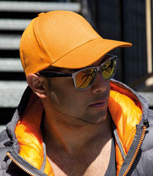 Result Memphis Brushed Cotton Cap RC081 - RC081 Orange Model