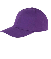 Result Memphis Brushed Cotton Cap RC081 - Purple