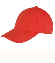 Result Memphis Brushed Cotton Cap RC081 - Red