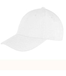 Result Memphis Brushed Cotton Cap RC081 - White
