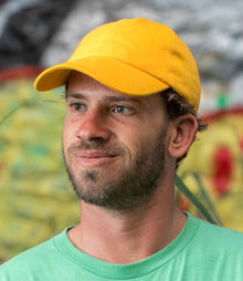 Result Memphis Brushed Cotton Cap RC081 - RC081 Yellow Model