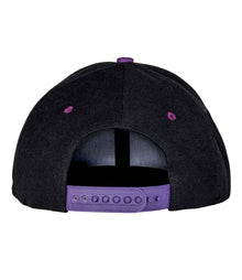 Result Contrast Bronx Snapback Cap RC082 - RC082 Black/Purple Back