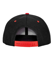 Result Contrast Bronx Snapback Cap RC082 - RC082 Black/Red Back