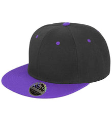 Result Contrast Bronx Snapback Cap RC082 - Black/Purple