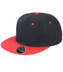 Result Contrast Bronx Snapback Cap RC082 - Black/Red