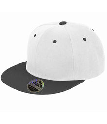 Result Contrast Bronx Snapback Cap RC082 - White/Black