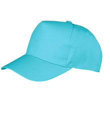 Result Boston 5 Panel Printers Cap RC084 - Aqua
