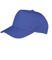 Result Boston 5 Panel Printers Cap RC084 - Royal Blue