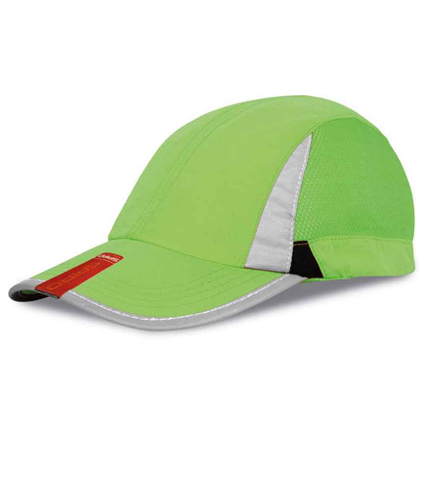 Spiro Sport Cap RC086 - Lime Green/Black