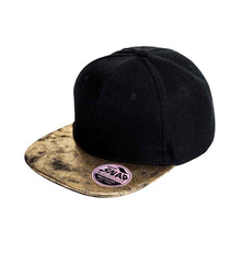 Result Bronx Glitter Snapback Cap RC087 - Black/Gold