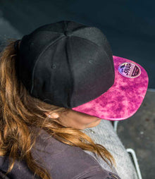Result Bronx Glitter Snapback Cap RC087 - RC087 Black/Pink Model