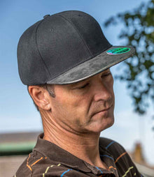Result Bronx Glitter Snapback Cap RC087 - RC087 Black/silver Model