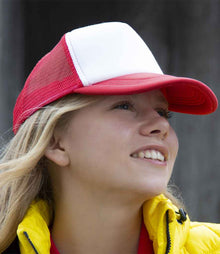 Result Core 1/2 Mesh Truckers Cap RC089 - RC089 Red/White Model