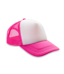 Result Core 1/2 Mesh Truckers Cap RC089 - Super Pink/White