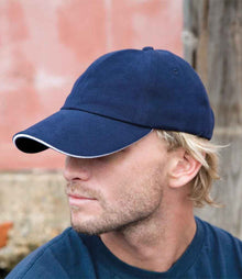 Result Memphis Sandwich Peak Cap RC091 - RC091 Navy/White Model