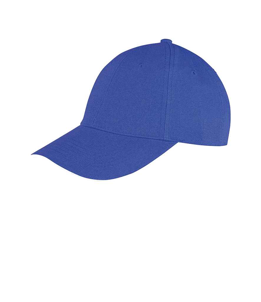 Result Memphis Sandwich Peak Cap RC091 - Royal Blue/White