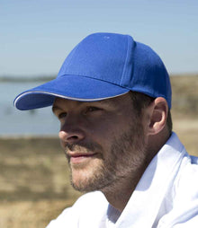 Result Memphis Sandwich Peak Cap RC091 - RC091 Royal Blue/White Model