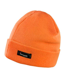 Result Lightweight Thinsulate™ Hat RC133 - RC133 Fluorescent Orange Back